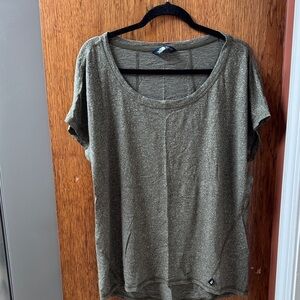 The North Face Olive Green Short Sleeve Women's Tee